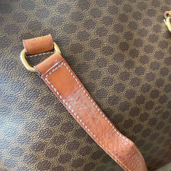 Authentic vintage CELINE large satchel bag M95 (X21) - Picture 4 of 16